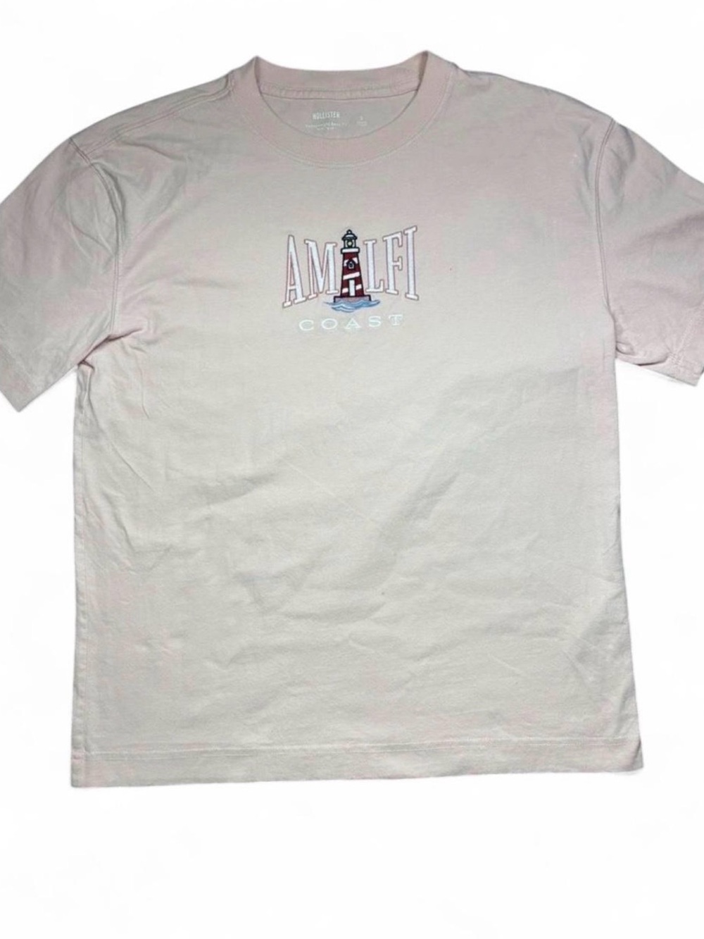 Hollister Lightweight Crewneck Tee - Light Pink